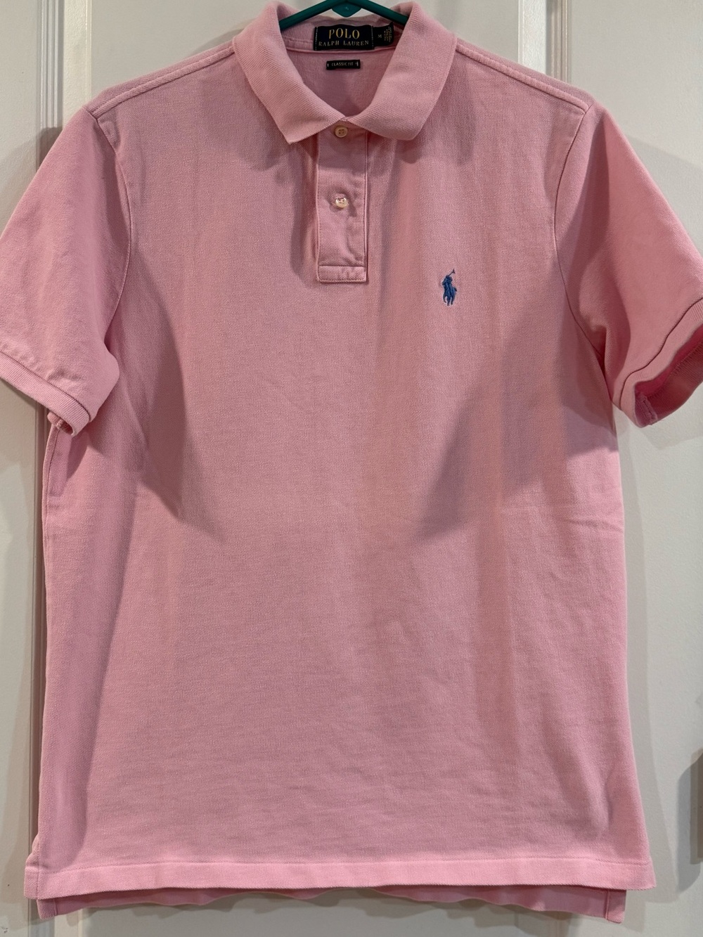 Polo by Ralph Lauren Light Pink Polo Classic Fit with Blue Pony